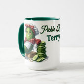 Gurkenkönigin tasse (Vorderseite Links)