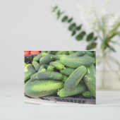 Gurkenkugel Postkarte (Stehend Vorderseite)