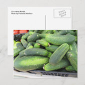 Gurkenkugel Postkarte (Vorne/Hinten)