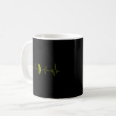 Gurkenpickle Heartbeat Kaffeetasse (Vorderseite Links)