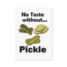 Gurkenpickles haben keinen Geschmack ohne eingeleg
