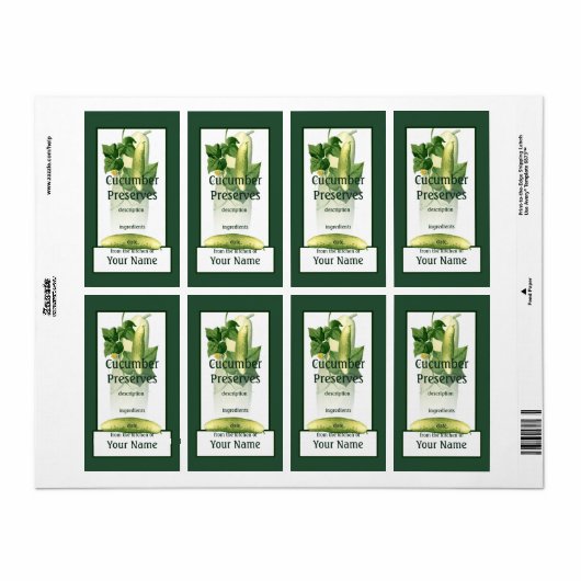 Gurkensatzmarke (Vorne)