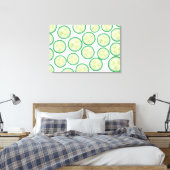 Gurkenscheibe Leinwanddruck (Insitu (Schlafzimmer))