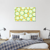 Gurkenscheibe Leinwanddruck (Insitu (Schlafzimmer))