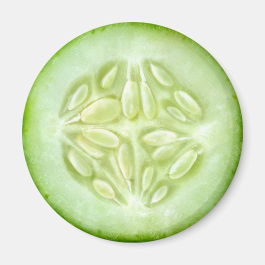 Gurkenscheibe Magnet (Vorne)