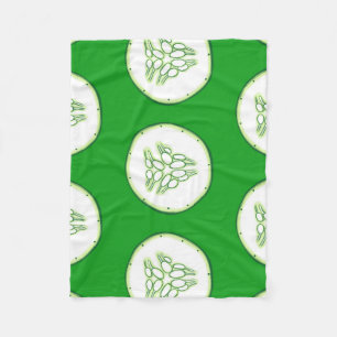 Gurkenschnitt Fleecedecke
