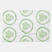 Gurkenschnitt Geschirrtuch (Horizontal)