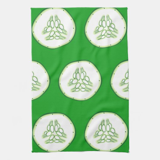 Gurkenschnitt Handtuch (Vertikal)