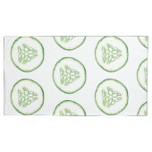 Gurkenschnitt Kissenbezug (Vorderseite-Links)