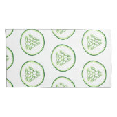 Gurkenschnitt Kissenbezug (Rückseite-Rechts)