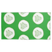 Gurkenschnitt Kissenbezug (Vorderseite-Links)