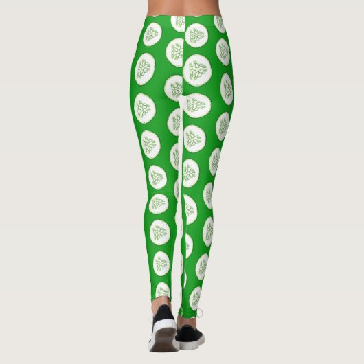 Gurkenschnitt Leggings (Rückseite)