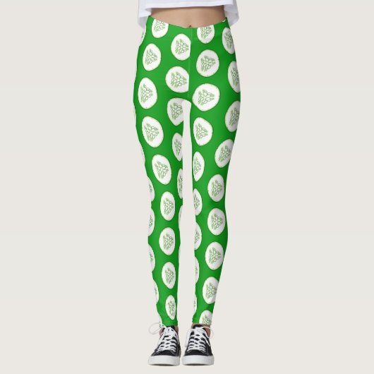 Gurkenschnitt Leggings (Vorderseite)