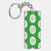 Gurkenschnitt Schlüsselanhänger (Vorderseite links)