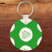 Gurkenschnitt Schlüsselanhänger (Vorderseite)