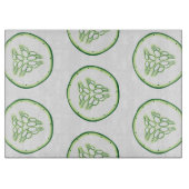 Gurkenschnitt Schneidebrett (Vorderseite)