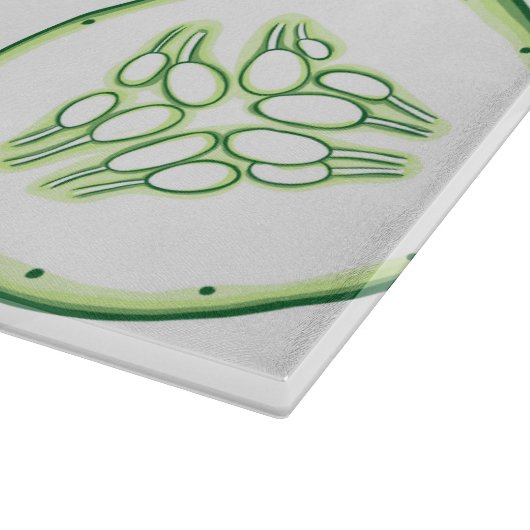 Gurkenschnitt Schneidebrett (Ecke)