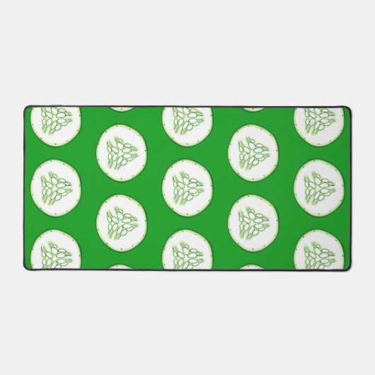 Gurkenschnitt Schreibtischunterlage (Vorderseite)