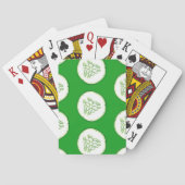 Gurkenschnitt Spielkarten (Rückseite)