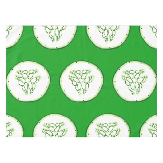 Gurkenschnitt Tischdecke (Vorderseite (Horizontal))
