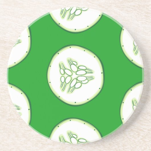 Gurkenschnitt Untersetzer (Vorne)
