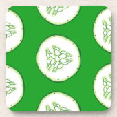 Gurkenschnitt Untersetzer (Vorderseite)