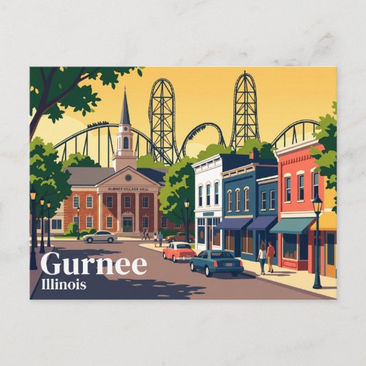 Gurnee USA Postkarte (Vorderseite)