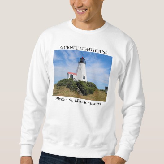 Gurnet Lighthouse, Plymouth Massachusetts Sweatshirt (Vorderseite)