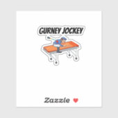 Gurney Jockey Paramedic EMS 911 Spaß Aufkleber (Blatt)