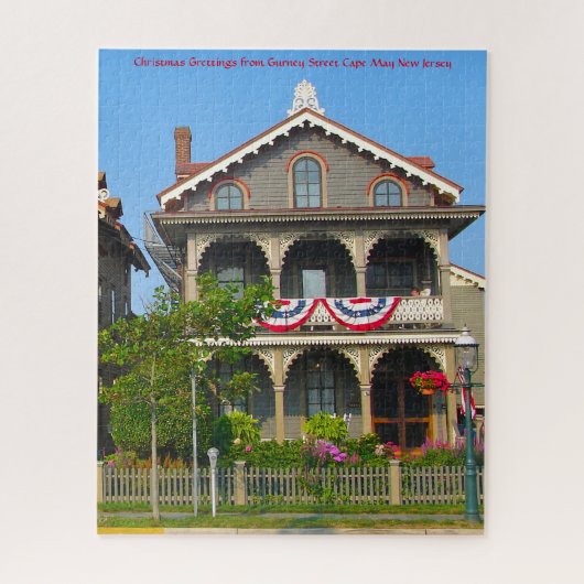 Gurney Street Cape May New Jersey. Jigsaw Puzzle (Vertikal)