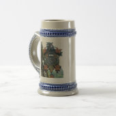Gurren-Gurren-Uhr Stein Bierglas (Vorderseite Links)