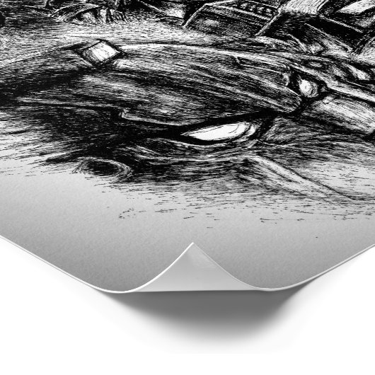 Gurren Lagann! Spin On! Poster (Ecke)