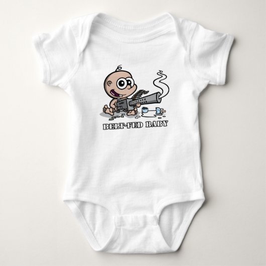 Gurt-gefüttertes Baby Strampler (Vorderseite)