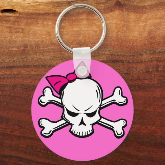 Gurt-Schädel - Schlüsselanhänger (Vorderseite)