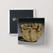 Gurt-Schnalle mit granulierter Dekoration, Button (Vorne & Hinten)