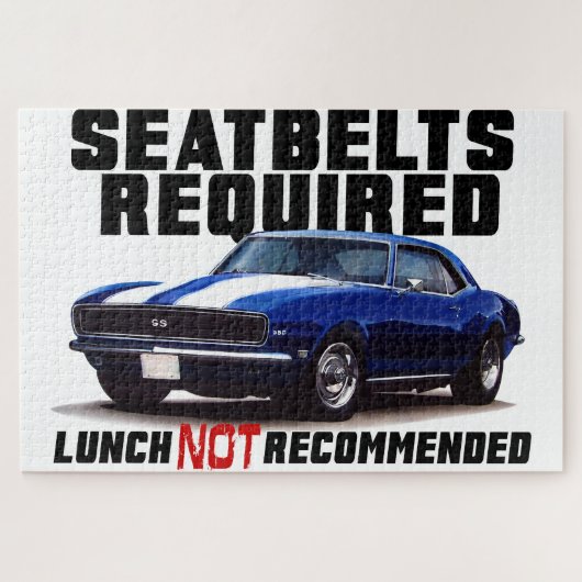 Gurte für Camaro erforderlich Puzzle (Horizontal)