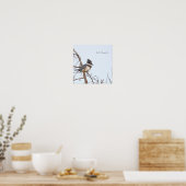 Gürtel-Eisvogel-Fotoplakat Poster (Küche)