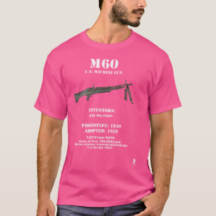 Gürtel-Gefüttert Maschinengewehr T-Shirt