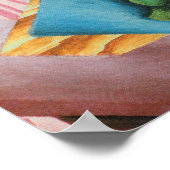 Gürtel - Geige und Glas Poster (Ecke)