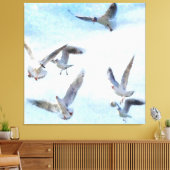 Gürtel in Flug Leinwanddruck (Insitu (Wohnzimmer))