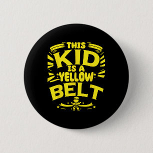 Gürtel Karate-Student Martial Arts  Button