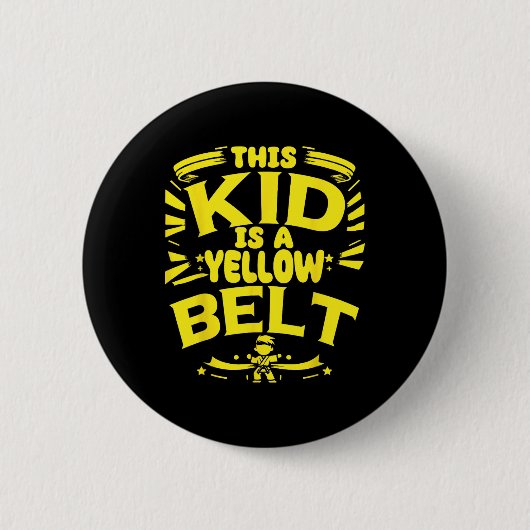 Gürtel Karate-Student Martial Arts Button (Vorderseite)