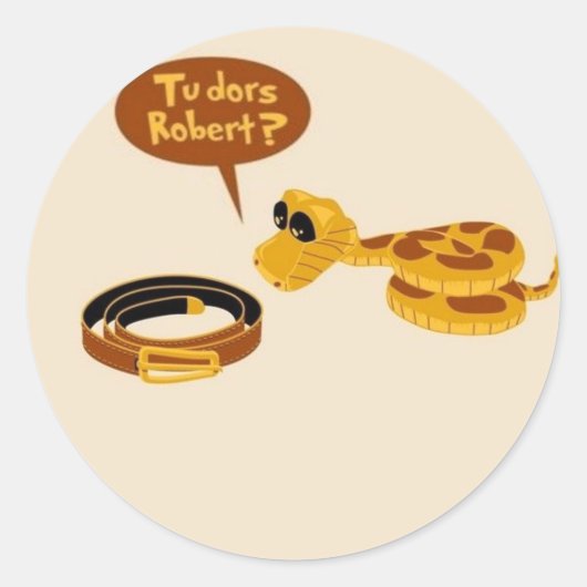 Gürtel Runder Aufkleber (Vorderseite)