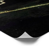 Gürtel - Seltzer Flasche und Glas Poster (Ecke)