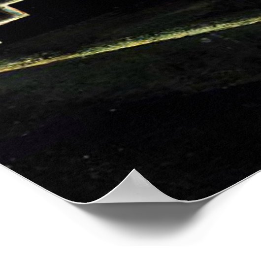 Gürtel - Seltzer Flasche und Glas Poster (Ecke)