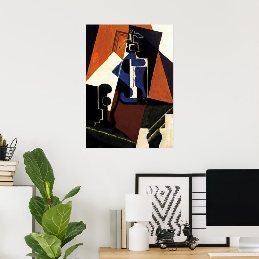 Gürtel - Seltzer Flasche und Glas Poster (Heimbüro)