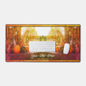 Gürtel und Kürbisgewächse Personalisiert Schreibtischunterlage (Tastatur & Maus)