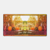 Gürtel und Kürbisgewächse Personalisiert Schreibtischunterlage (Vorderseite)