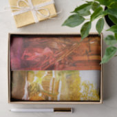 Gürtel und Kürbisgewächse stehen Vintage Decoupage Seidenpapier (Geschenk)