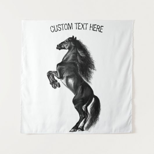 Gürtelband mit benutzerdefiniertem Text Wandteppich (Vorderseite)